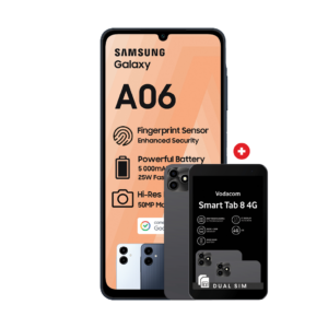 Samsung Galaxy A06 + Vodacom Smart Tab 8