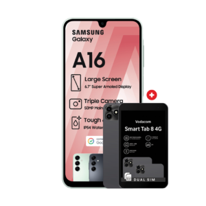 Samsung Galaxy A16 + Vodacom Smart Tab 8
